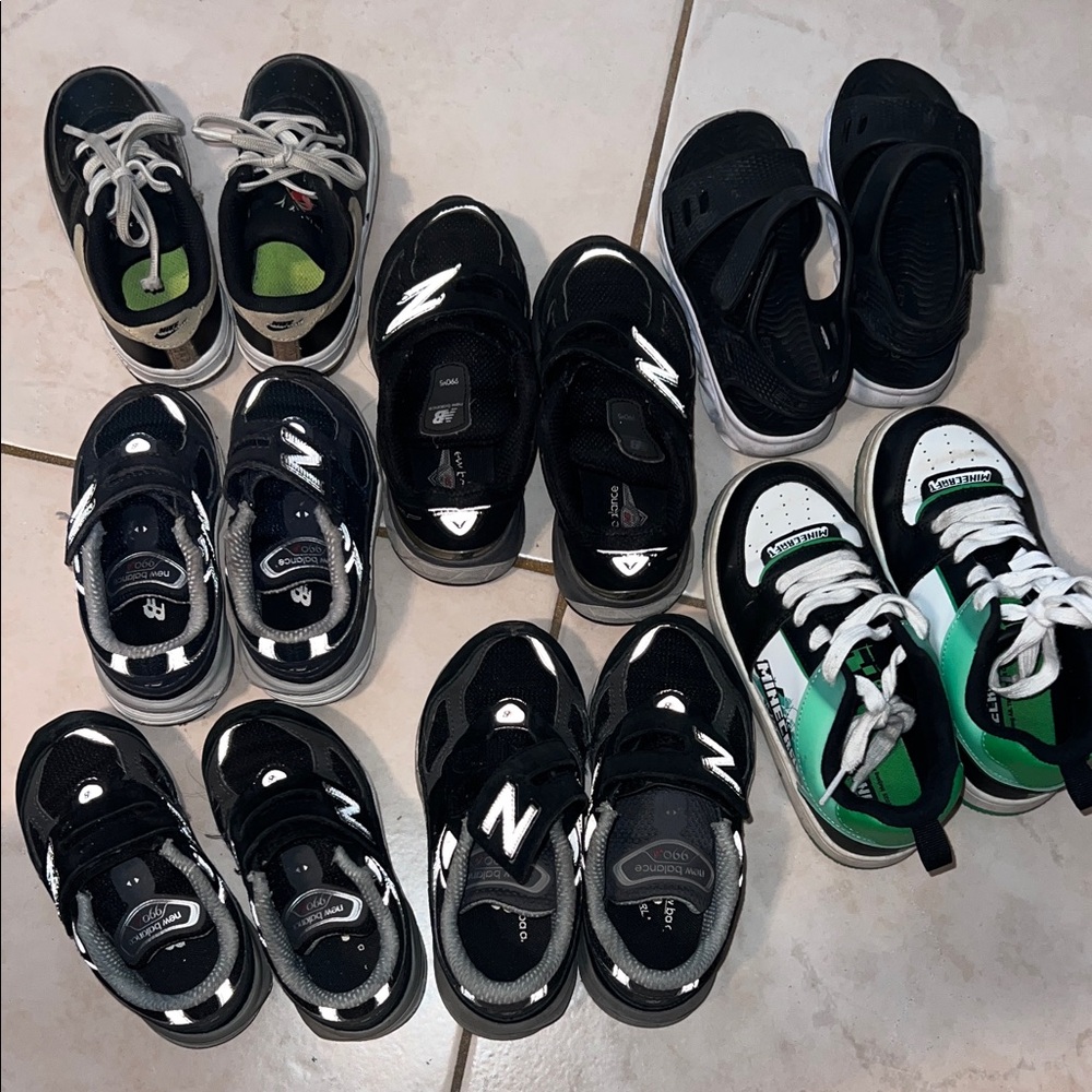 Skechers Kids Black and White Sneakers